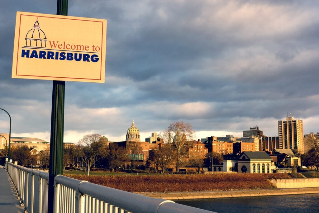 Harrisburg skyline